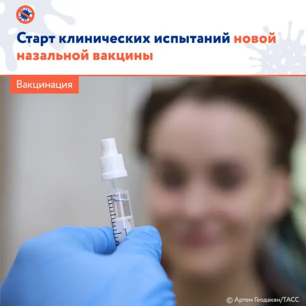 Началось клиническое исследование назальной вакцины от коронавируса.