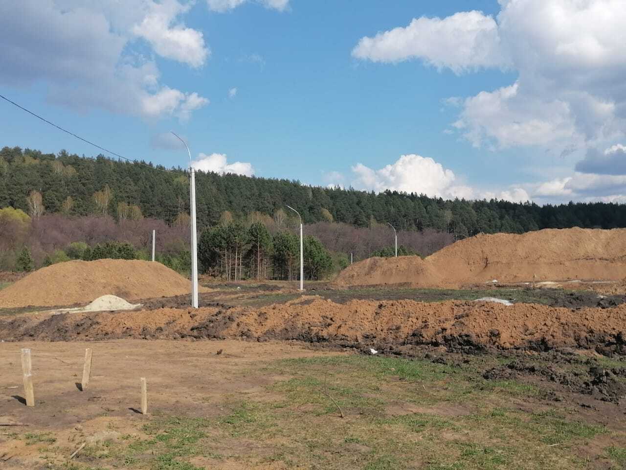 Строительство водопровода.