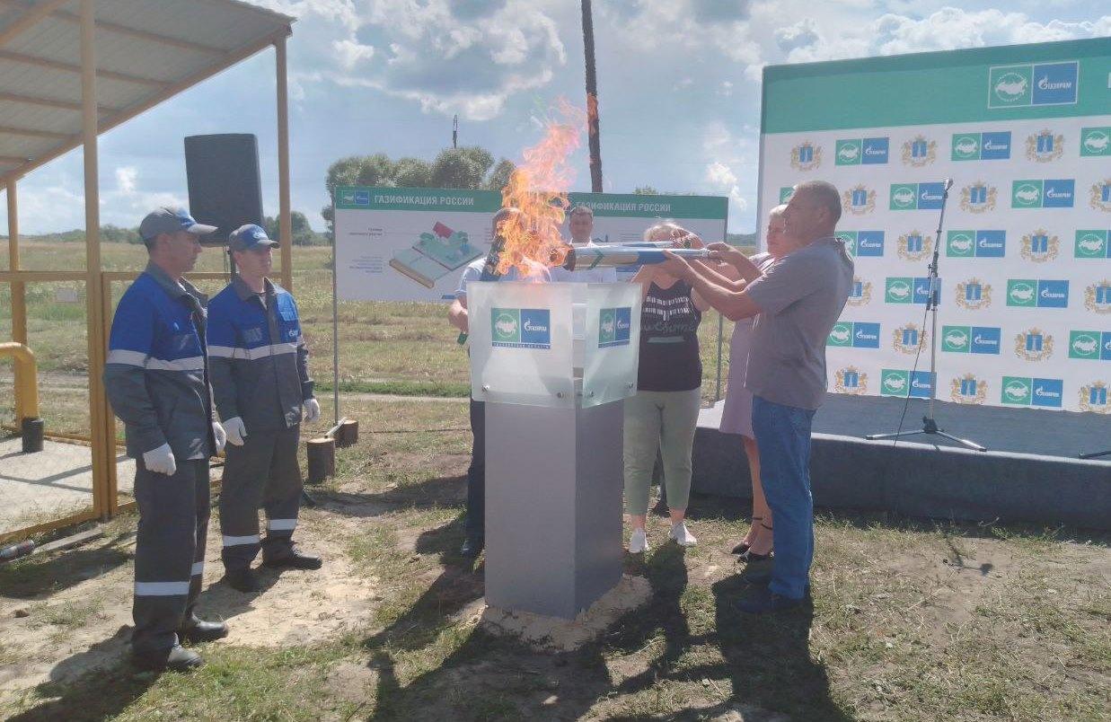 В Базарносызганском районе газифицировано еще одно село.