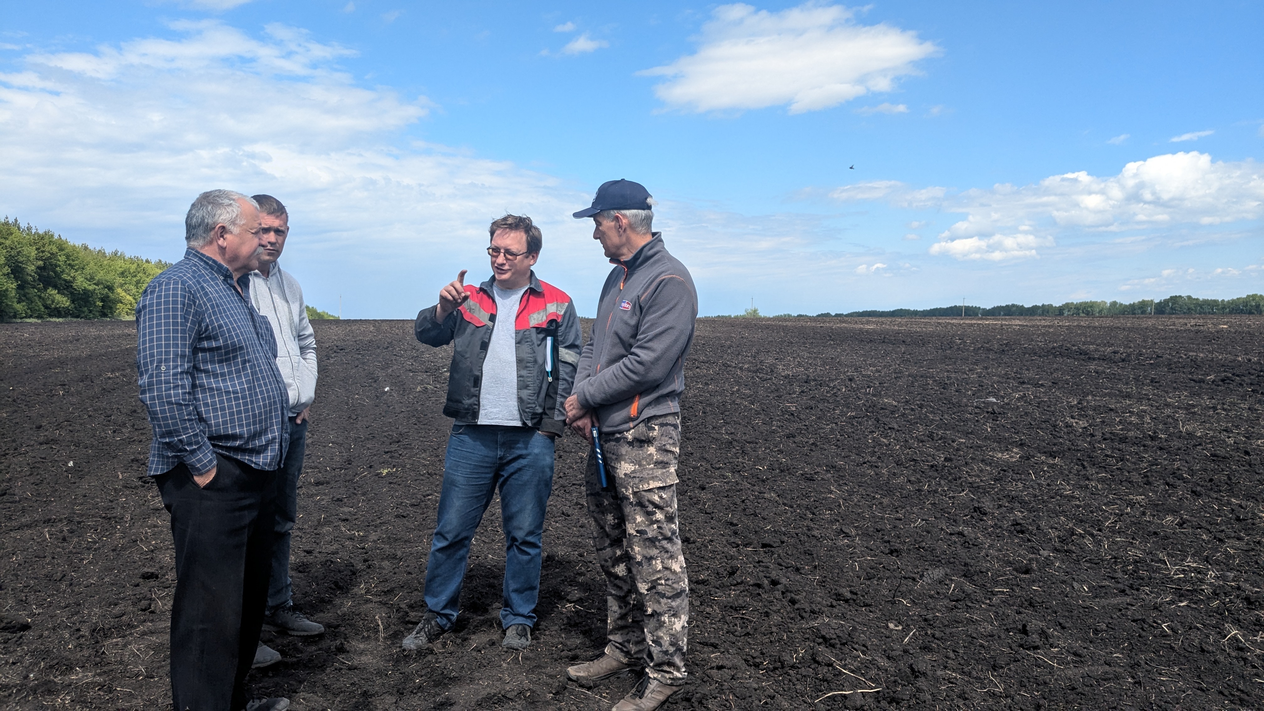 Агрополигоны Поволжья в Ульяновской области.