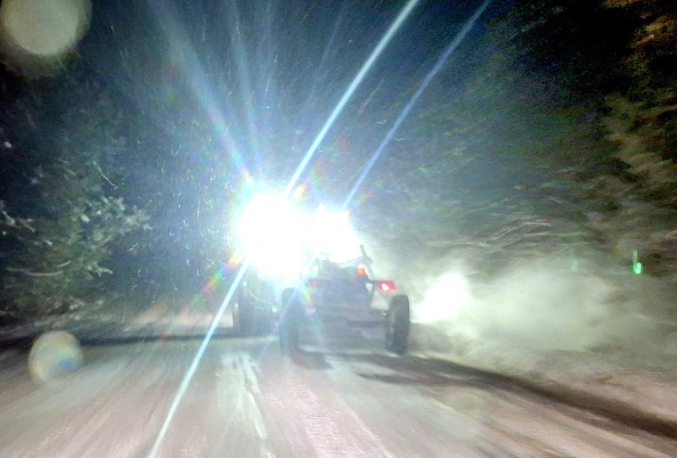 Очистка снега.